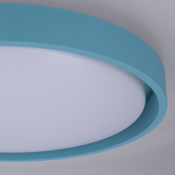 Brilagi-LED Stmív. svítidlo MATTEO LED/48W/230V 3000-6500K pr. 41 cm tyrkysov+DO