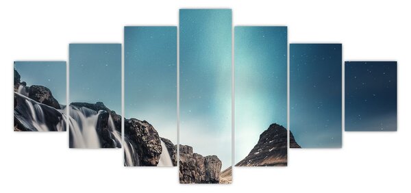 Obraz vodopádů (210x100 cm)
