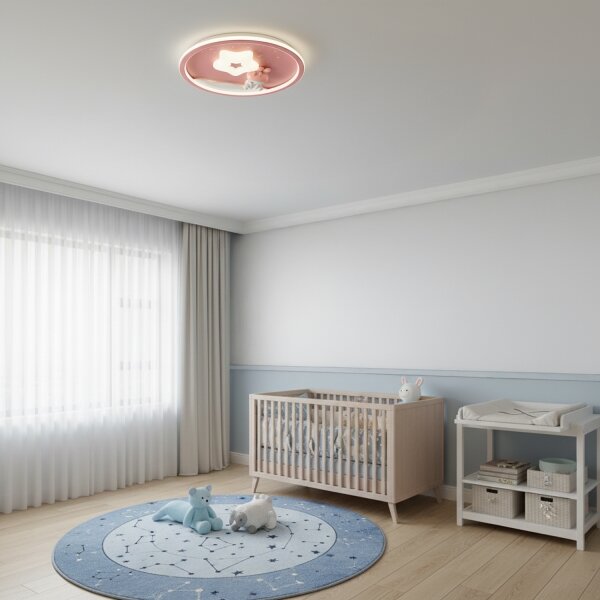 Brilagi - LED Stmívat. dětské stropní svítidlo BUNNY LED/83W/230V 3000-6000K +DO