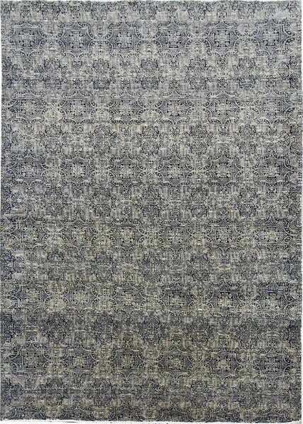 Diamond Carpets koberce Ručně vázaný kusový koberec Diamond DC-JK 1 SILVER/BLACK ROZMĚR: 180x275
