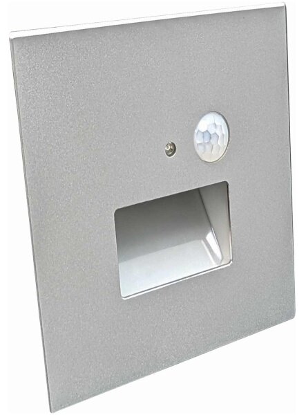 LED Schodišťové svítidlo se senzorem pohybu LED/1,5W/230V 3000/4000/6000K šedá