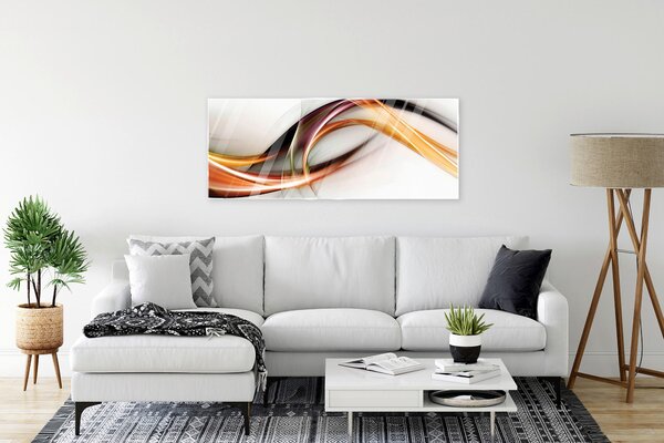 OBRAZ NA SKLE, abstraktní, 50/125 cm Euroart - Skleněné obrazy