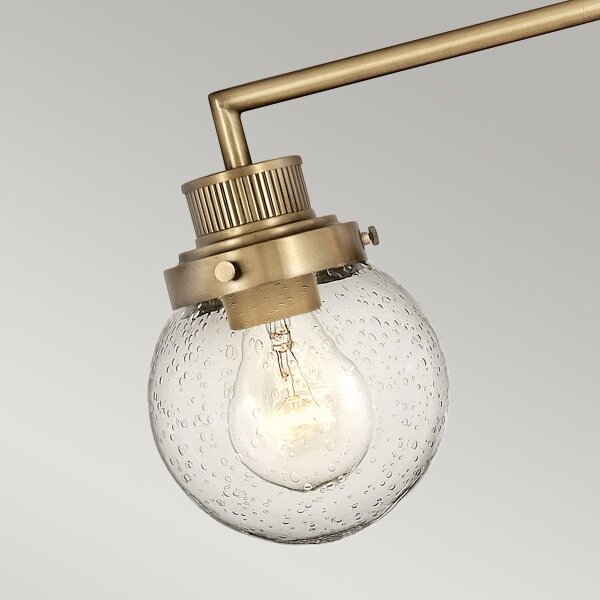 Quintiesse QN-POPPY3-HB-BATH - Koup. nás. svít. POPPY 3xE27/60W/230V IP44 zlatá