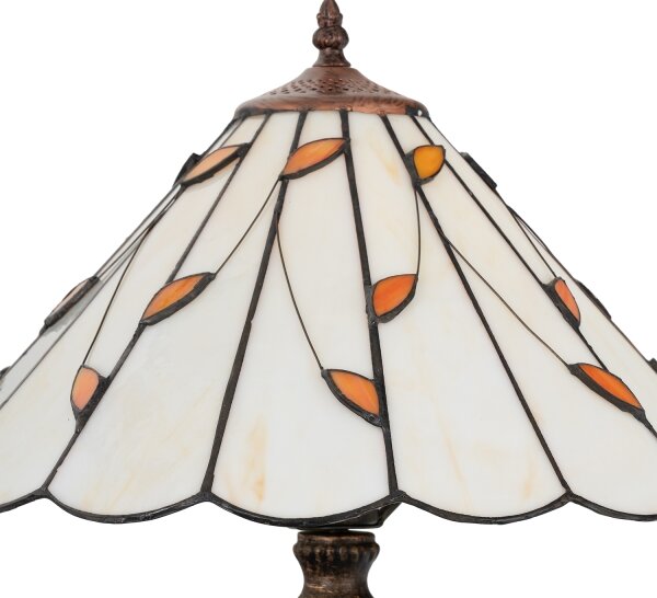 Brilagi - Tiffany vitrážová stolní lampa FOLIA 2xE27/60W/230V