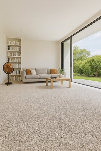 Vopi, Metrážový koberec Capri Lux cream - neúčtujeme odřezky z role, na míru, šíře 2m,3m,4m, béžová, filc, dětský pokoj