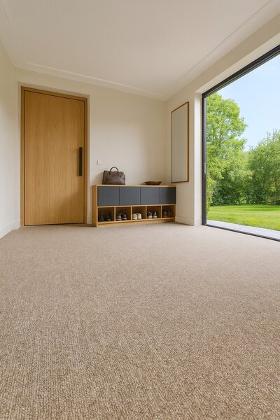 Vopi, Metrážový koberec Astra béžová - neúčtujeme odřezky z role, na míru, šíře 2m,3m,4m, béžová, ab (mřížka), chodba / předsíň