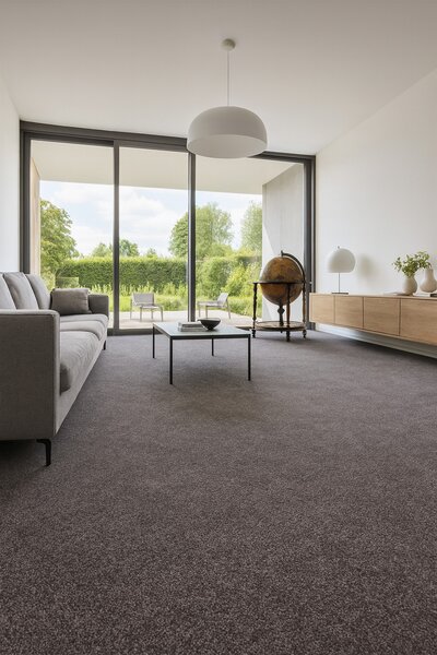Condor Carpets, Metrážový koberec Sicily 176, na míru, šíře 4m,5m, šedá, filc, ložnice