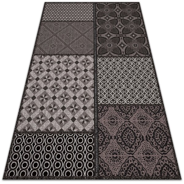 Vinylový koberec Kombinace různých vzorů
