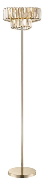 Zuma Line F0496-03G-F7AC - Stojací lampa HELIOS 3xG9/33W/230V zlatá