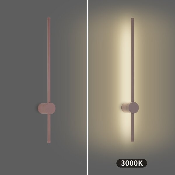 Brilagi - LED Venk. nást. svít. AURA LED/12W/230V 3000K IP54 65 cm hnědá CRI 90