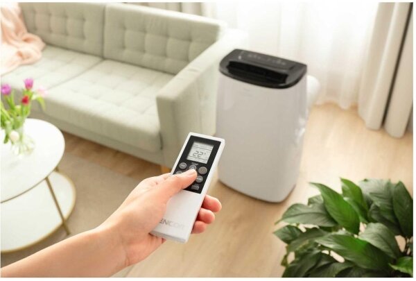 Sencor - Chytrá mobilní klimatizace 4v1 1750W/230V 18000 BTU Wi-Fi bílá + DO