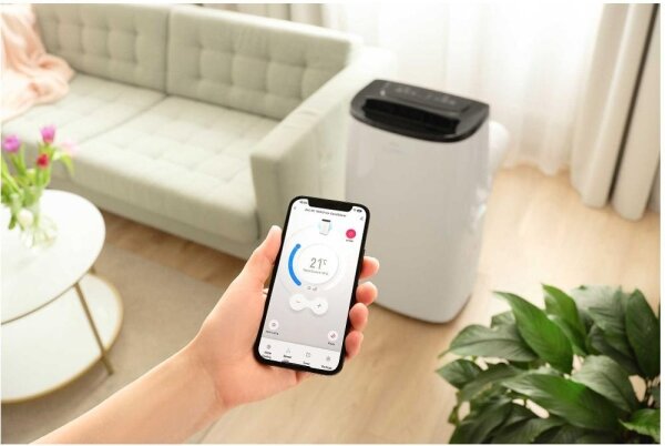 Sencor - Chytrá mobilní klimatizace 4v1 1750W/230V 18000 BTU Wi-Fi bílá + DO