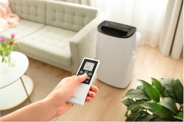 Sencor - Chytrá mobilní klimatizace 4v1 1700W/230V 12000 BTU Wi-Fi bílá + DO