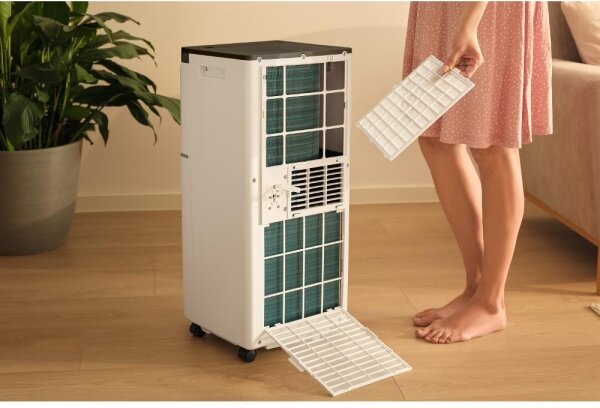 Sencor - Chytrá mobilní klimatizace 3v1 760W/230V 7000 BTU Wi-Fi bílá + DO
