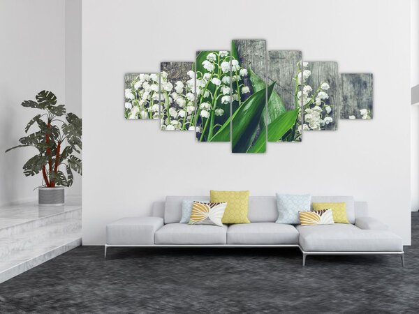 Obraz konvalinek (210x100 cm)