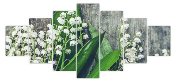 Obraz konvalinek (210x100 cm)