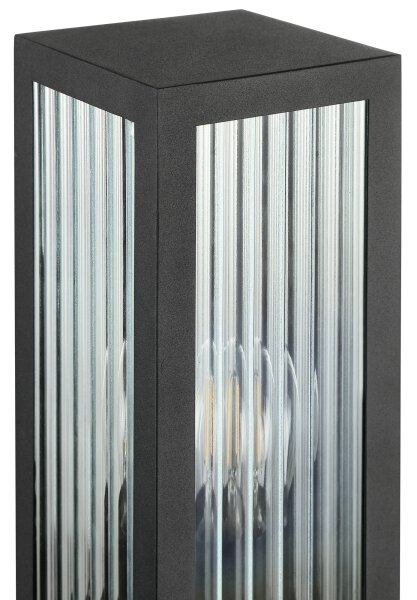 Brilliant - Venkovní lampa GETTA 1xE27/20W/230V 50 cm IP44 černá