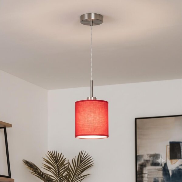 Brilagi - LED Lustr na lanku NUBILA 1xE27/60W/230V pr. 14 cm červená