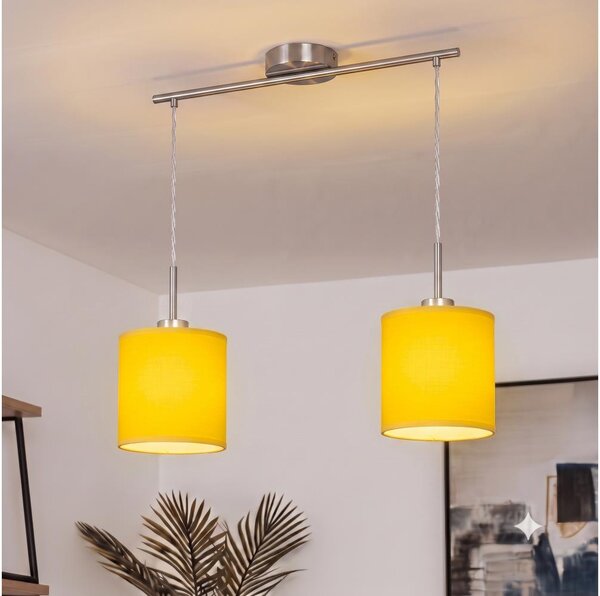 Brilagi - LED Lustr na lanku NUBILA 2xE27/60W/230V žlutá