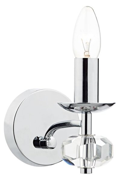 Där Lighting OLE0750 - Nástěnná lampa OLEANA 1xE14/40W/230V lesklý chrom