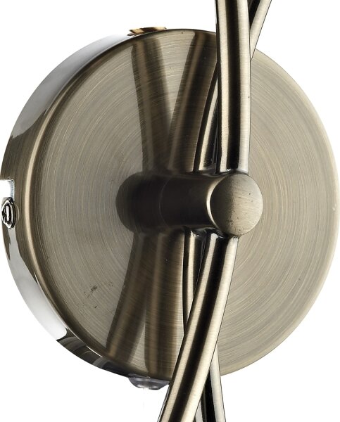 Där Lighting SEA0975 - Nástěnné svítidlo SEATTLE 2xG9/40W/230V mosaz