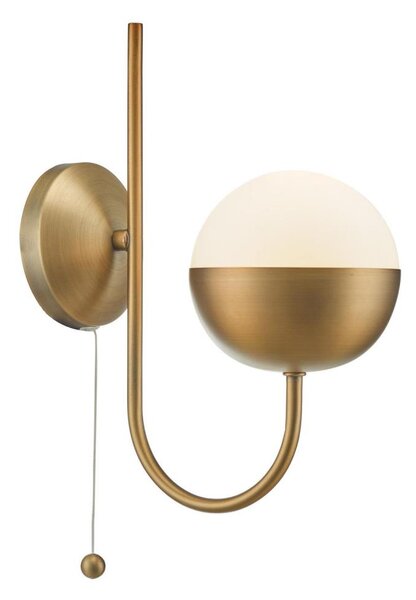 Där Lighting AND0742 - Nástěnná lampa ANDRE 1xE14/11W/230V mosaz