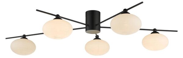 Där Lighting JAS5422 - Přisazený lustr JASPER 5xG9/25W/230V černá