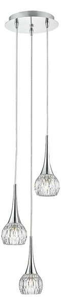 Där Lighting LYA0350 - Lustr na lanku LYALL 3xG9/40W/230V lesklý chrom
