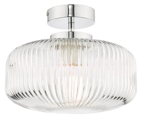 Där Lighting RIV5208 -Koupelnový přisazený lustr RIVA 1xE27/60W/230V IP44 chrom