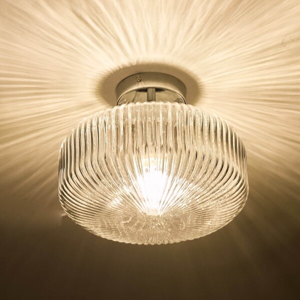 Där Lighting RIV5208 -Koupelnový přisazený lustr RIVA 1xE27/60W/230V IP44 chrom