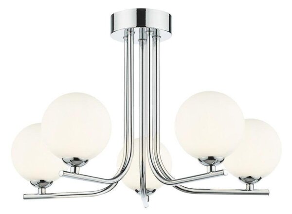 Där Lighting CRA5450-02 - Lustr na tyči CRADLE 5xG9/25W/230V lesklý chrom