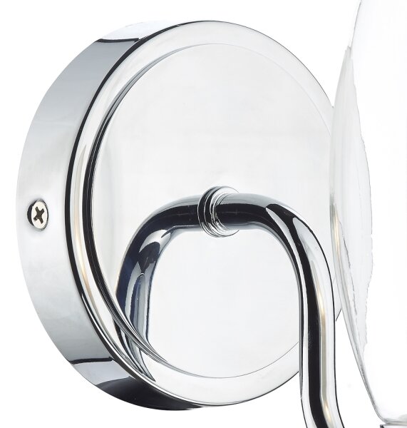 Där Lighting VES0750 - Koup nástěnná lampa VESTRY 1xG9/25W/230V IP44 chrom