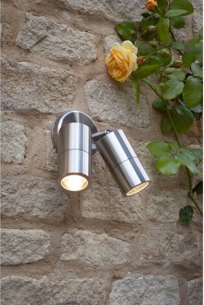 Där Lighting ORT0968 - LED Venk nást bod svít ORTEGA 2xGU10/5W/230V IP65 chrom