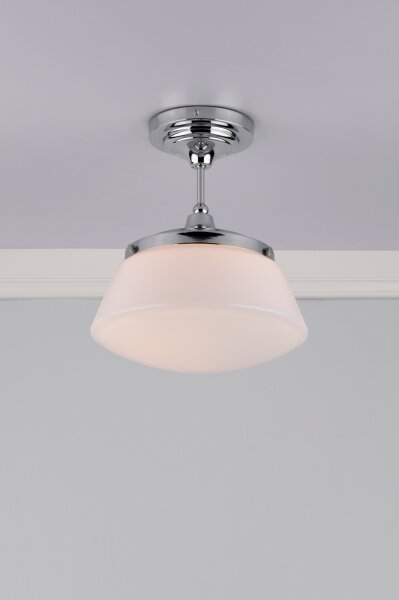 Där Lighting CAD0150 - Koupel přis lustr CADEN 1xE27/60W/230V IP44 lesklý chrom