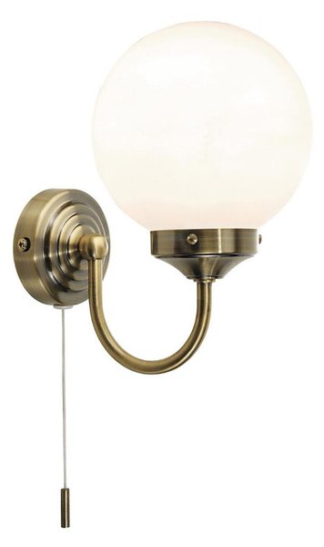 Där Lighting BAR0775 - Koupel. nástěnná lampa BARCLAY 1xE14/40W/230V IP44 mosaz
