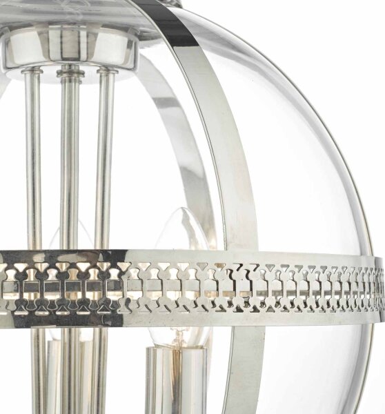 Där Lighting VAN0338 - Lustr na řetězu VANESSA 3xE14/40W/230V lesklý chrom