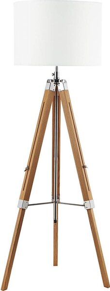 Där Lighting EAS4943 - Stojací lampa EASEL 1xE27/60W/230V hnědá