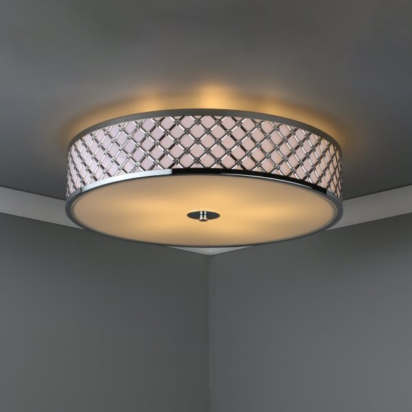 Där Lighting CIV5050 - Stropní svítidlo CIVIC 5xE14/60W/230V pr. 50 cm chrom