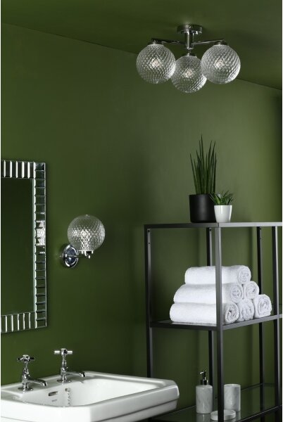 Där Lighting WAY0750 - Koupelnová nástěnná lampa WAYNE 1xG9/3W/230V IP44 chrom
