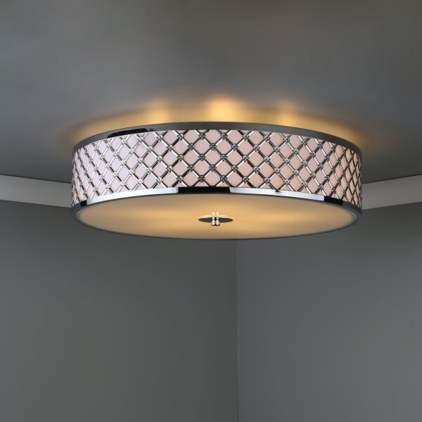 Där Lighting CIV5050 - Stropní svítidlo CIVIC 5xE14/60W/230V pr. 50 cm chrom
