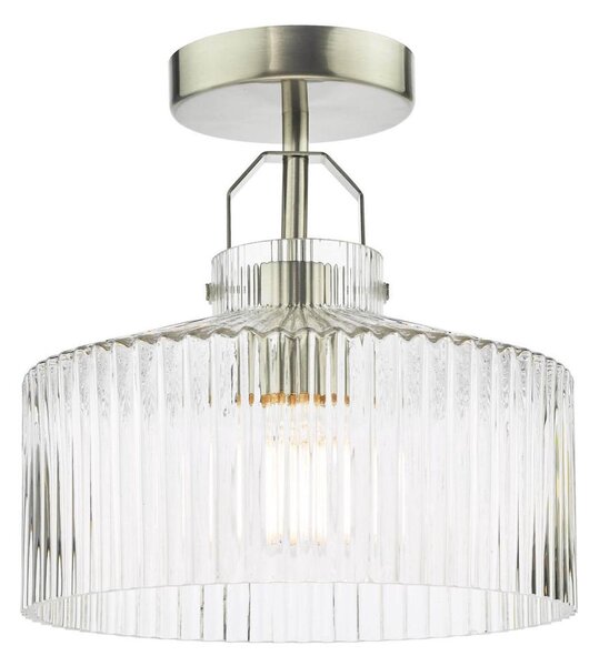 Där Lighting LEN4846 - Přisazený lustr LENKA 1xE27/60W/230V matný chrom