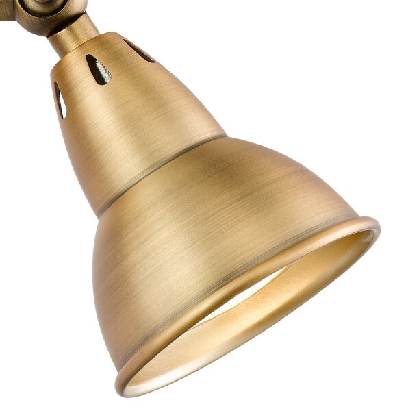 Där Lighting NAT0742 - Nástěnné bodové svítidlo NATHANIEL 1xGU10/11W/230V mosaz