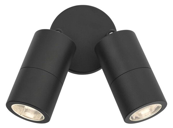 Där Lighting ORT0922 - LED Venk nást bod svít ORTEGA 2xGU10/5W/230V IP65 černá
