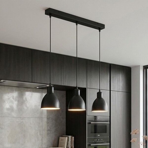 Brilagi - LED Lustr na lanku RIDDY 3xE27/60W/230V černá
