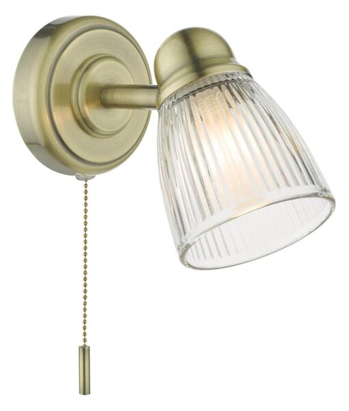 Där Lighting CED0775 - Koupel nástěnná lampa CEDRIC 1xG9/25W/230V IP44 mosaz