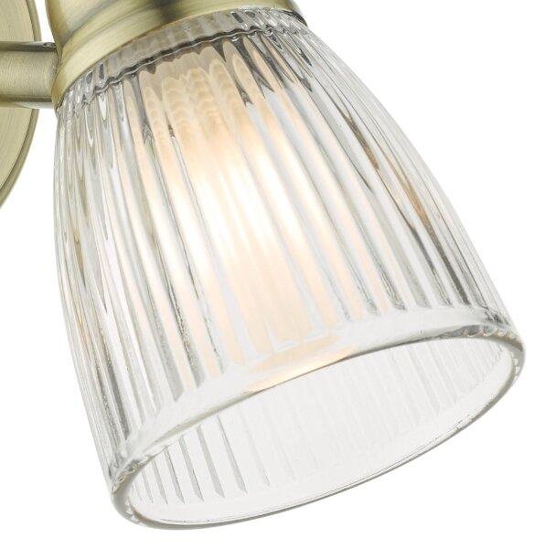 Där Lighting CED0775 - Koupel nástěnná lampa CEDRIC 1xG9/25W/230V IP44 mosaz