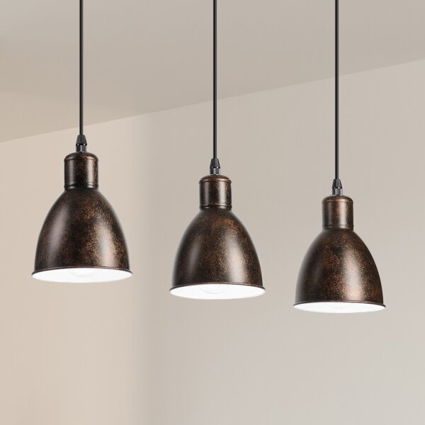 Brilagi - LED Lustr na lanku RIDDY 3xE27/60W/230V měděná/patina