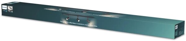 Philips - LED Stm. bodové svítidlo v lišt sys EASYLINK 3xGU10/4,7W/230V 1m černá