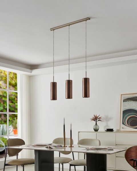 Eglo 98699 - Lustr na lanku SELVINO 3xE27/15W/230V