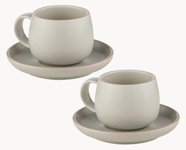 Sada šálků na espresso's podšálky Nestle, 2 díly